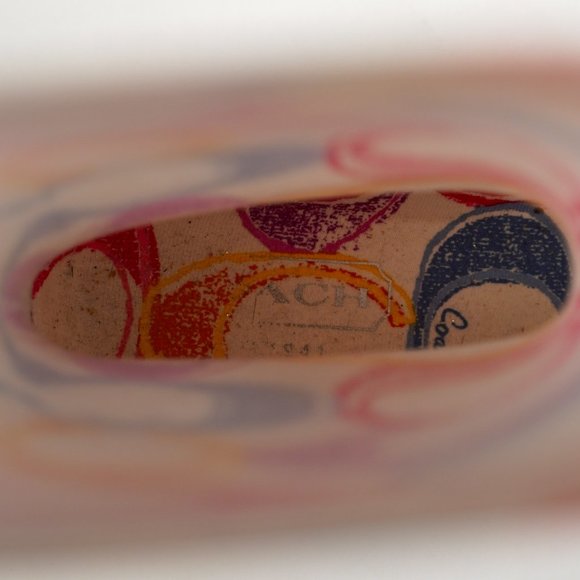 Coach Pixy Dream Multicolor Signature C Rubber Rain Boots - Picture 6 of 7